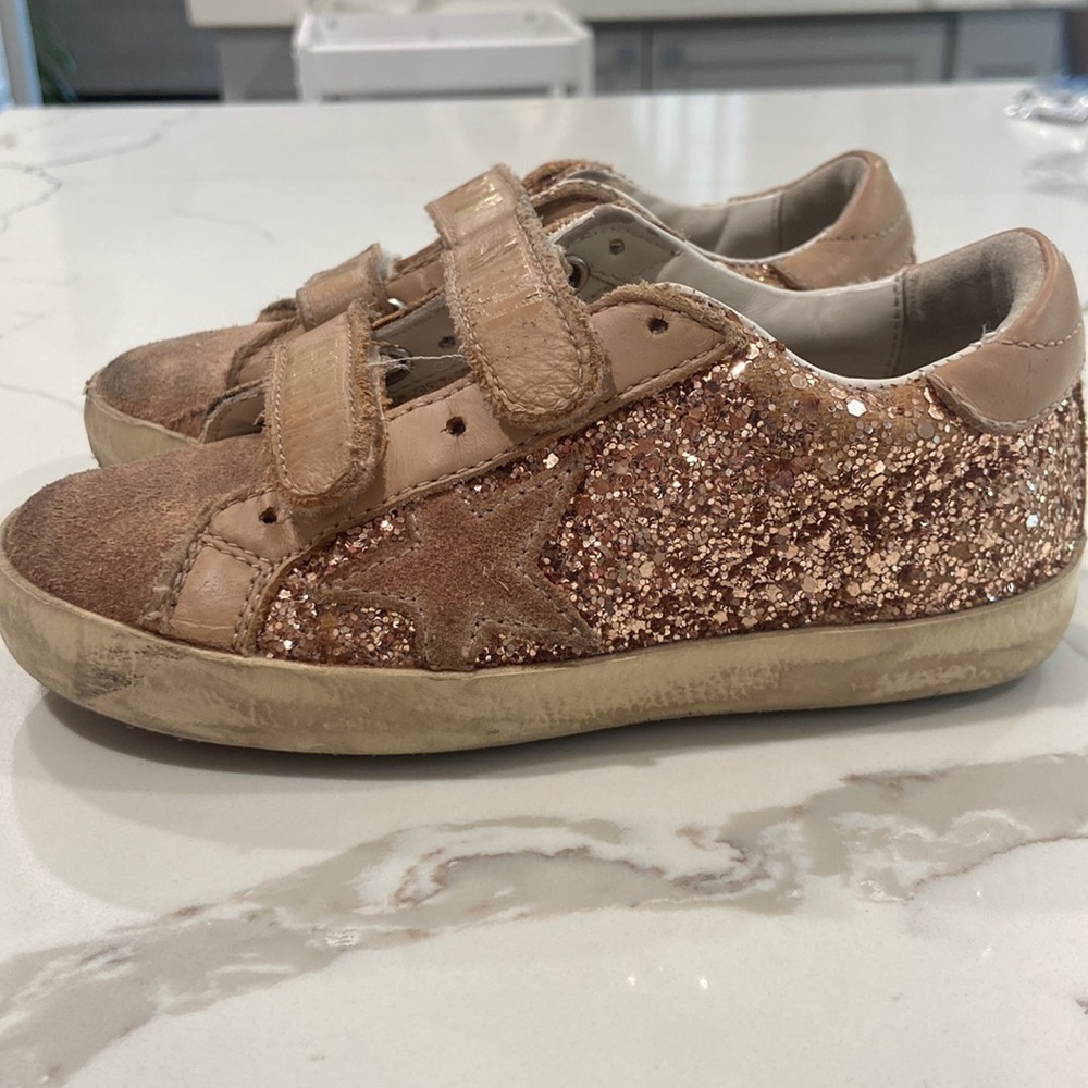 Golden Goose Kids Old School touch-strap sneakers